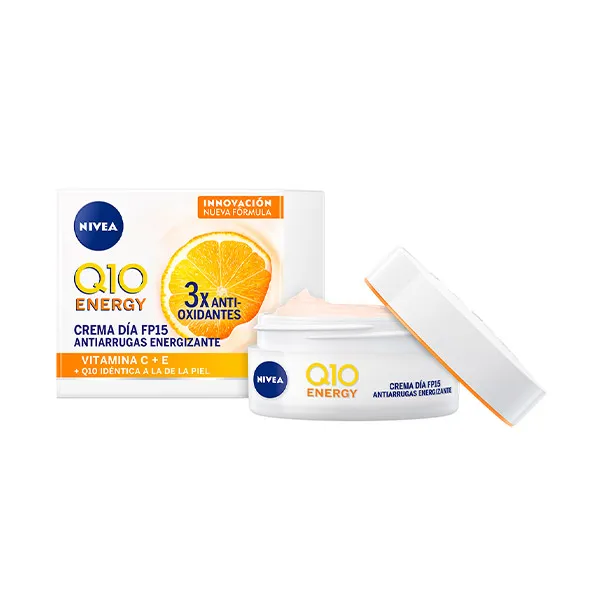 Q10+ anti-arrugas día energizante SPF15 50 ml